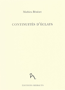 livre : Continuités d'éclats