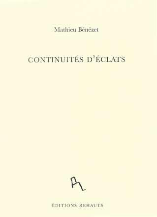 Livre : Continuités d'éclats