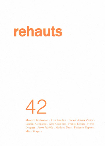 Le numéro 42 de la revue Rehauts