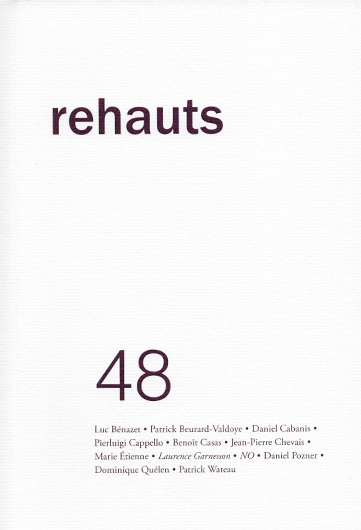 Le numéro 48 de la revue Rehauts, dernier numéro paru