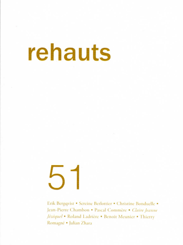 Le numéro 51 de la revue Rehauts