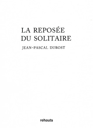 article de Georges Guillain à propos de 'La Reposée du solitaire'