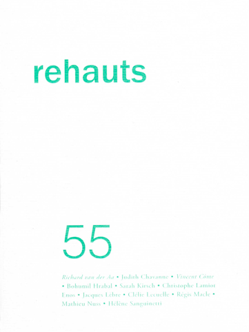 Le numéro 55 de la revue Rehauts, dernier numéro paru